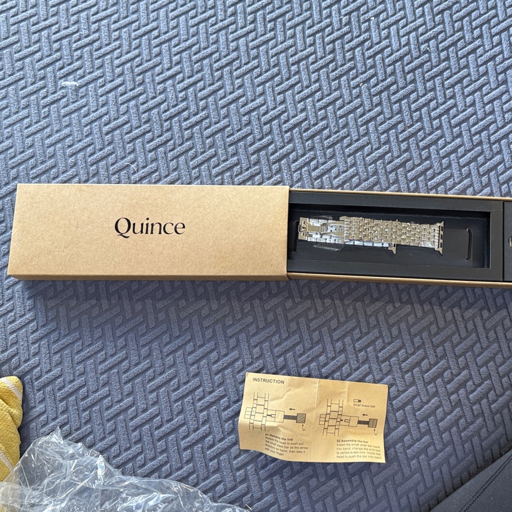 Quince Silver Watch Band